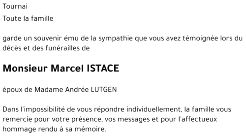 Marcel ISTACE