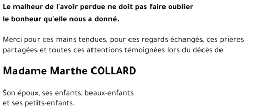 Marthe COLLARD