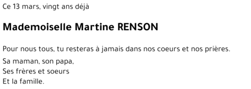 Martine RENSON