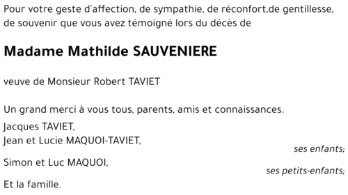 Mathilde SAUVENIERE