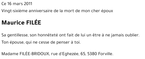 Maurice FILEE