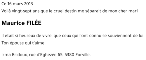 Maurice FILEE
