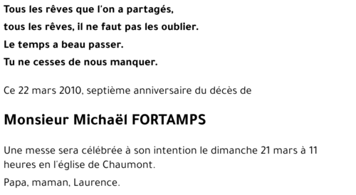 Michaël FORTAMPS