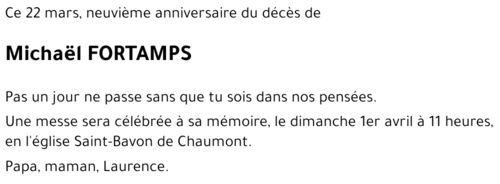 Michaël FORTAMPS