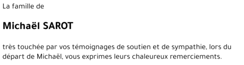 Michaël SAROT