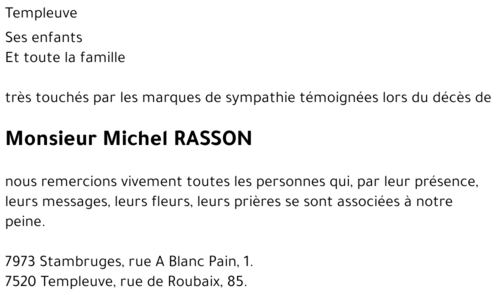 Michel RASSON