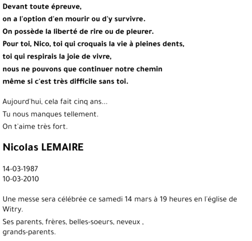 Nicolas LEMAIRE