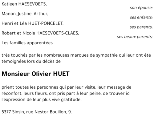 Olivier HUET