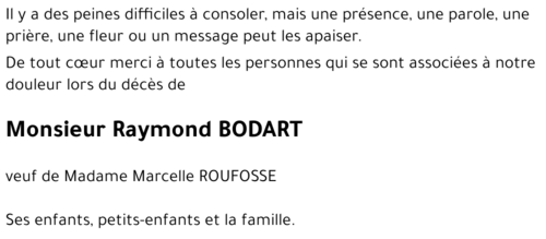 Raymond BODART