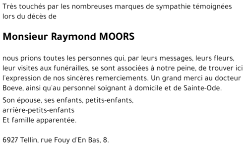 Raymond MOORS