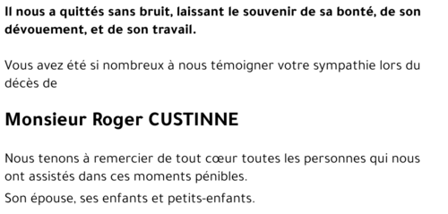 Roger CUSTINNE