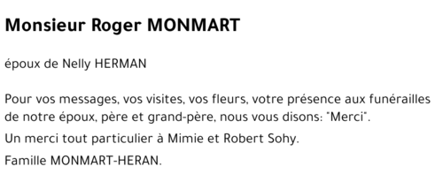 Roger MONMART