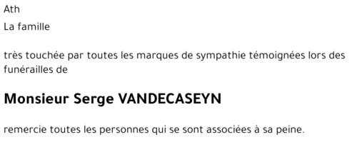 serge Vandecaseyn