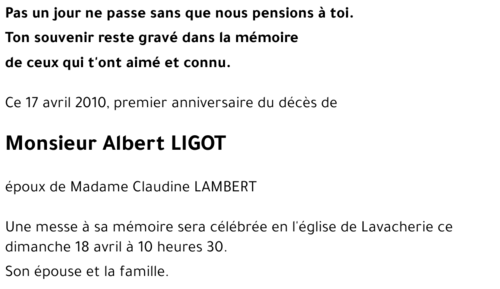 Albert LIGOT