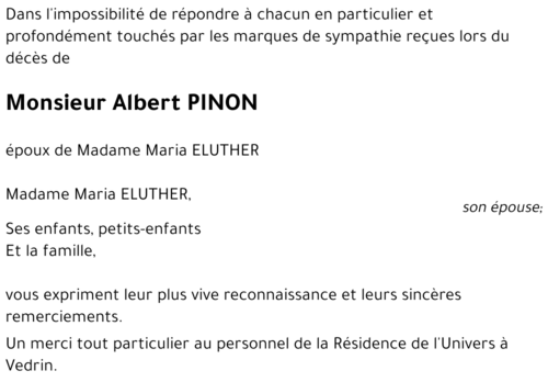 Albert PINON