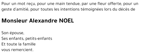 Alexandre NOËL