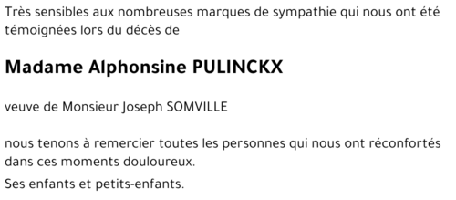 Alphonsine PULINCKX