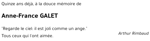 Anne-France GALET