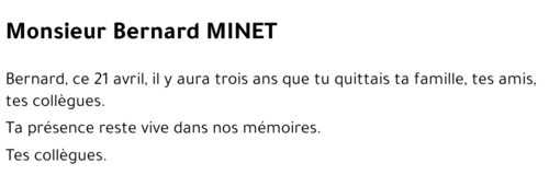 Bernard MINET