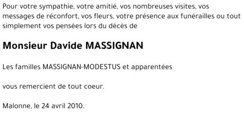 Davide MASSIGNAN