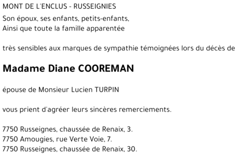 Diane COOREMAN