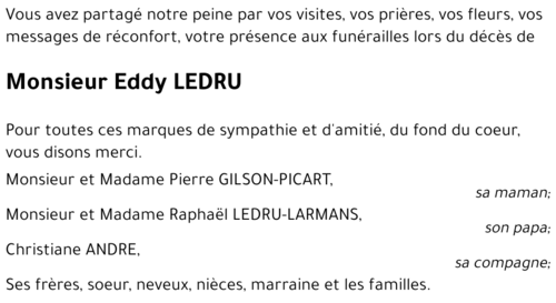 Eddy LEDRU