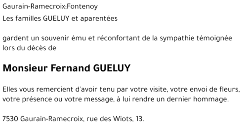 Fernand GUELUY