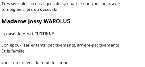 Jossy WAROLUS