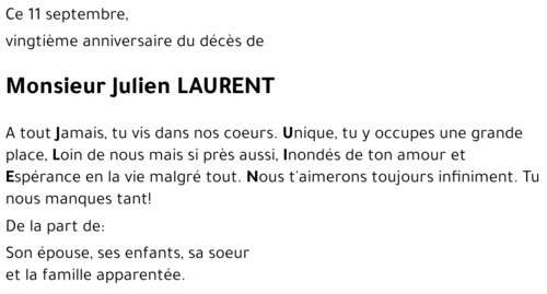 Julien LAURENT