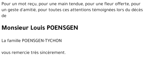 Louis POENSGEN