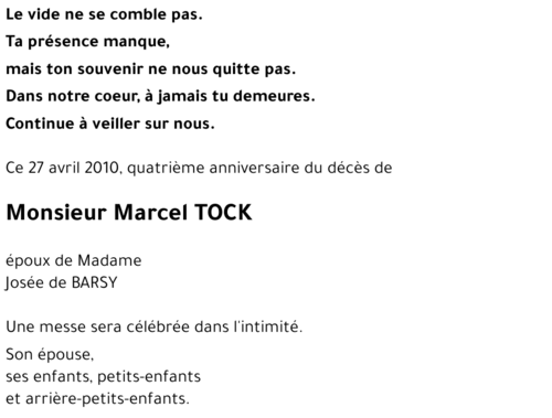 Marcel TOCK
