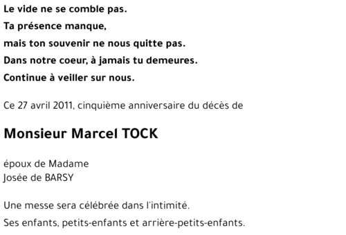 Marcel TOCK