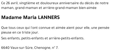Maria LANNERS