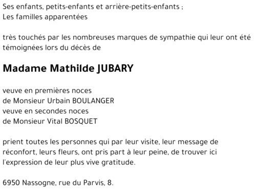 Mathilde JUBARY