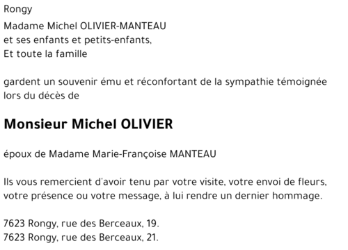 Michel OLIVIER