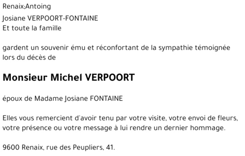 Michel VERPOORT