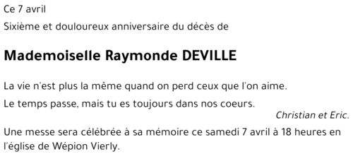 Raymonde DEVILLE