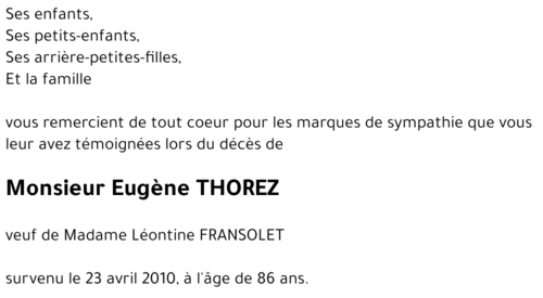 THOREZ Eugène
