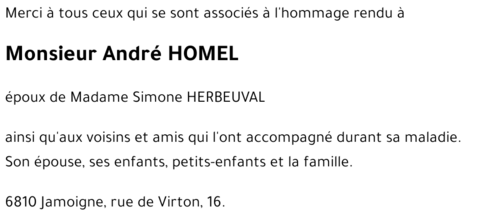 André HOMEL