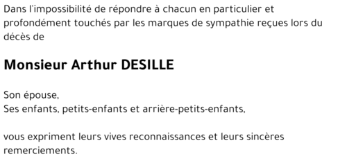 Arthur DESILLE