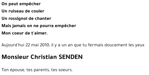 Christian SENDEN