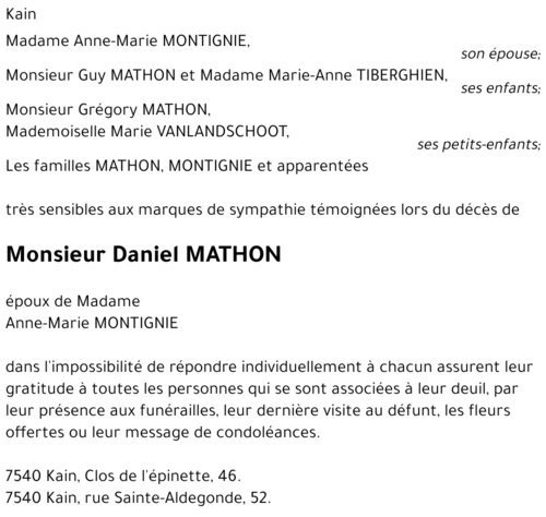 Daniel MATHON