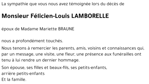 Félicien-Louis LAMBORELLE