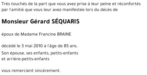 Gérard SEQUARIS