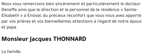 Jacques THONNARD