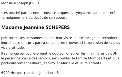 Jeannine SCHEPERS