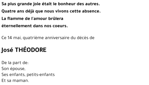 José THéODORE