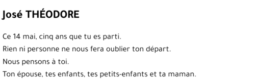 José THéODORE