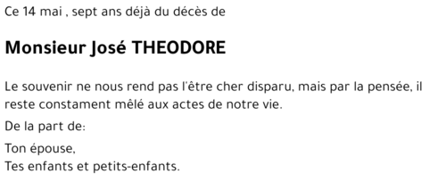 José THéODORE