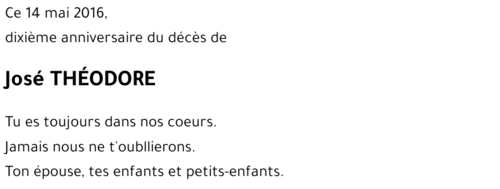 José THéODORE